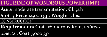 Figurine of Wondrous Power (Imp)
